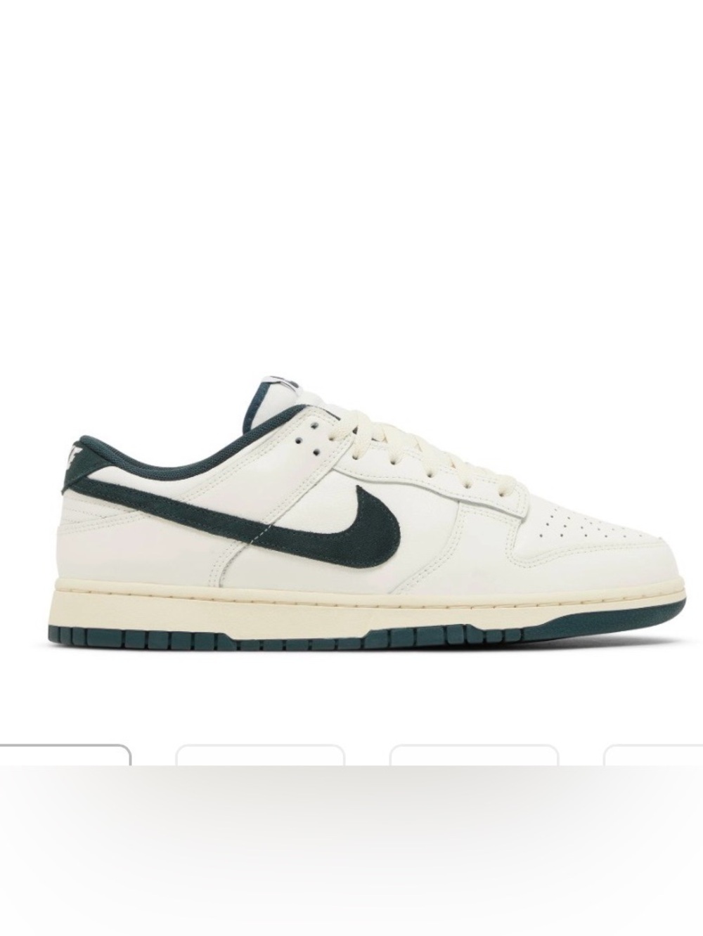 Nike White and Dunk Low Deep Jungle - Dark Green Low-Top Sneakers Men’s Size 11
